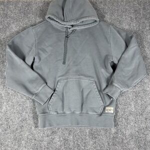 Roark Mens Small Gray Hoodie Pullover Sweatshirt Adventure Fleece Outdoor Casual